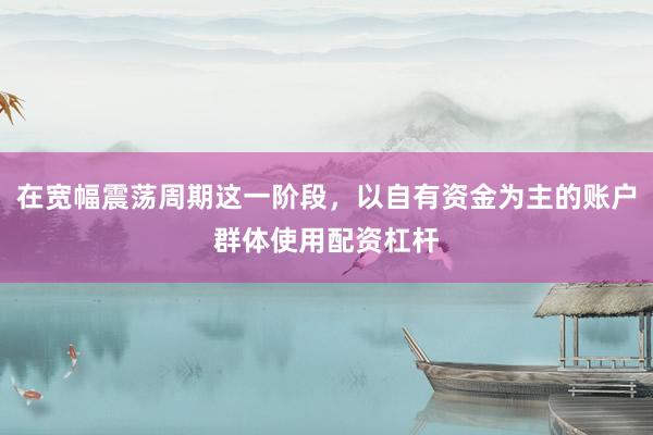 在宽幅震荡周期这一阶段，以自有资金为主的账户群体使用配资杠杆