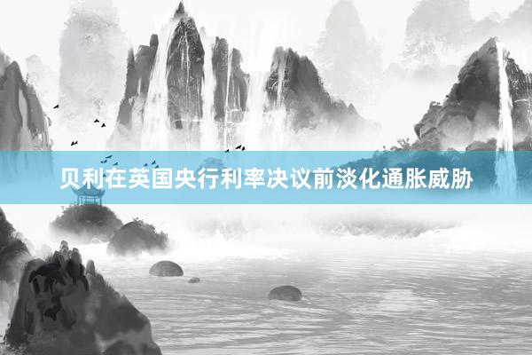 贝利在英国央行利率决议前淡化通胀威胁